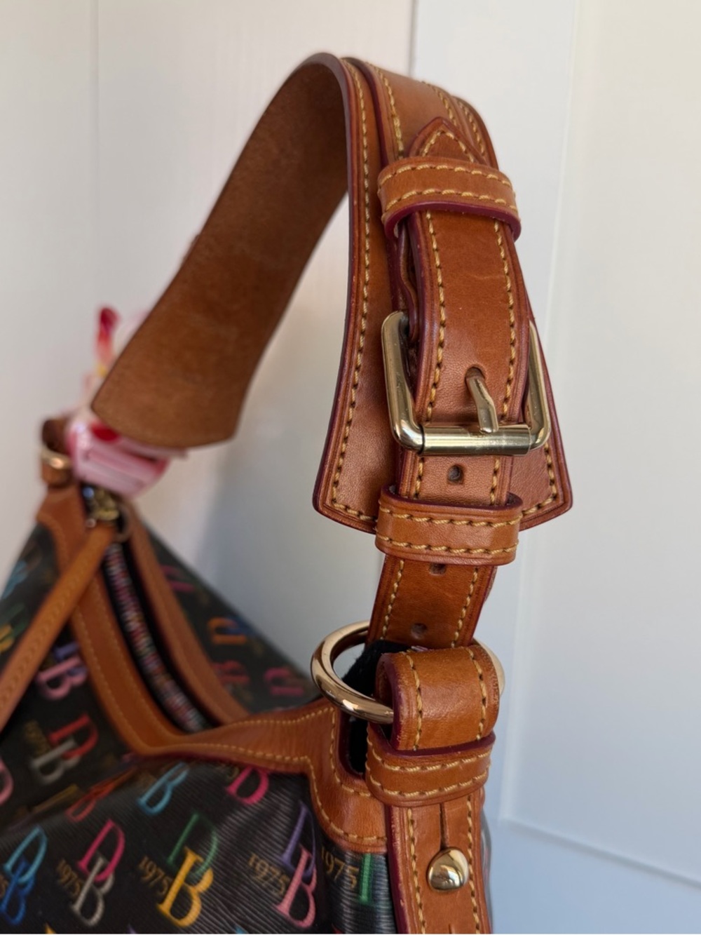Dooney & Bourke Hobo Multi Colored Rainbow Shoulder Bag - Picture 4 of 12